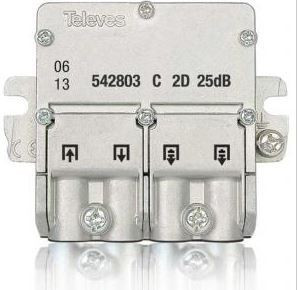 Mini-DeNer 5 ... 2400 MHz "Easyf" 2d 25 dB Interieur (C-Floors 7 ... 12)