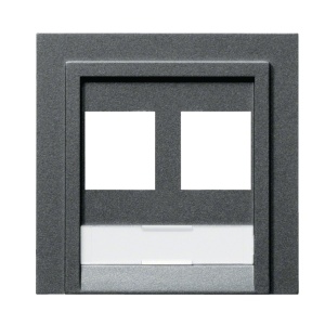 Mirror RJ45/Altif. Double, semi-new anthracite