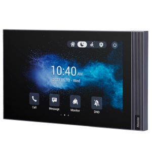 Monitor Android 12.0 para vídeo porteiro - Ecrã IPS de 8" - Áudio bidireccional Crystal Clear | Easy UI - TCP/IP, PoE, SIP standard - Manutenção na nuvem | APPs de terceiros - Ligação de monitor e placas via Cloud