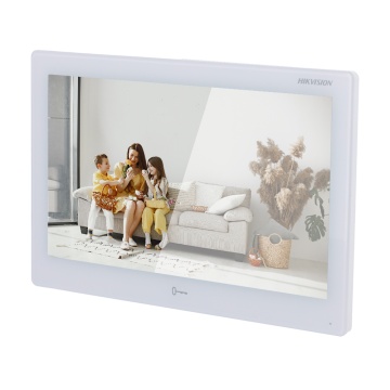 Monitor de entrada de porta de vídeo Android - Ecrã tátil TFT 10" - Áudio bidireccional - TCP/IP, Wi-Fi e SIP | 1 saída de relé - Instalação de 2 aplicações Android - Montagem na superfície