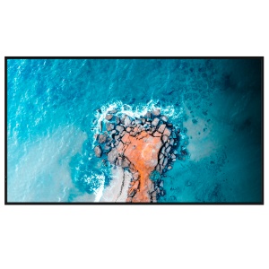 Monitor digital signage 50" 4K - Sinalética digital local USB - Sinalética cloud VisionInfo (opcional) - Funcionamento 24/7 - Android 11