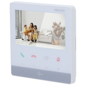 Monitor para videoporteiro - Visor TFT de 4.3" - Áudio bidirecional | LED de estado - 2 fios HD, WiFi - Ranhura para cartão microSD até 128 GB - Montagem em superficie | Branco