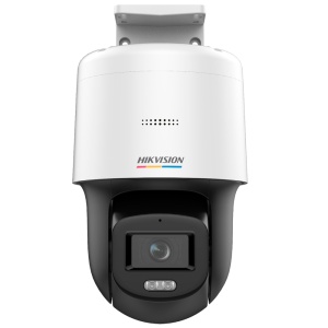 Motorisierte Hikvision IP-Kuppel – Wertebereich | microSD 256 GB – 4 MP | 2,8-mm-Objektiv | Pfanne &amp; Neigung - Weißes Licht 30 m | DWDR | ColourVu - PoE | IP66 | Eingebautes Mikrofon und Lautsprecher – WEB, CMS-Software, Smartphone und NVR