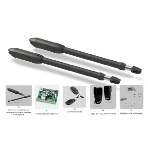 MOTORLINE KIT PUMA400-24V - AUTOMATISMOS PARA PORTÕES DE BATENTE