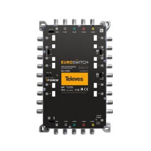 Multiswitch 5x5x12 "F" terminal/waterfall