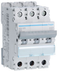 NEN325 - Criador 3P 25A B 6/10kA 3M HAGER Ean:3250614619861