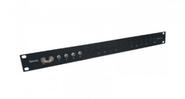 Panel Multi-COAX 19" 1U equipado a 4 Salidas (c/accesorios: despertar, 417302; puente 4211; pasivo 519504)