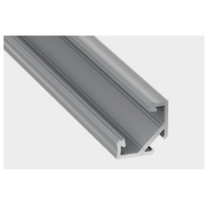 Perfil alum. Linha Basic Canto 23,3x11,8x2000mm