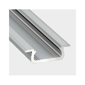 Perfil alum. Linha Basic Encastrar 22x6x2000mm