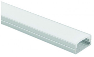 _ PF101 - Perfil aluminio Bajo Saliente S/Pestaña 17x8x2000mm Opano 1un