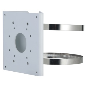 Post Support - APT pour les dômes motorisés - alliage d'aluminium - 140 mm (AL) x 130,4 mm (LG) x 45 mm (FD) - Câble cheville