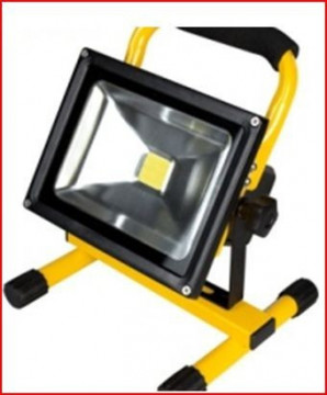 Projecteur LED avec batterie et support 30W LED