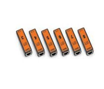 REM38 - HA000380 Kit 6 unidades remotas 3-8 + 6 cabos patch RJ45 FTP