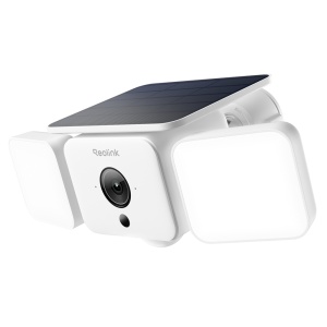 Reolink Camara WiFi con Focos Series F310B - Resolución de alta definición 2K 4MP HD - Potentes focos LED regulables de 1000 lúmenes - Conectividad WiFi 6 de doble banda 2.4/5 GHz - Detección IA de personas, vehículos y animales - Apta para exterior