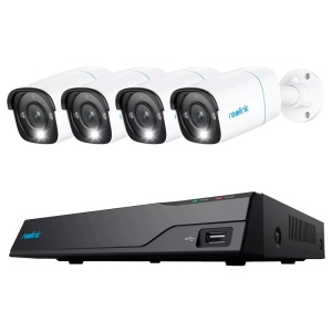 Reolink Equipo NVR Papa + 4 cámaras 5MP Papa 2TB - 5MP (2880x1616) - Detección de gente / animales de estimación / vehículos - e-SATA - 2TB HDD - Apto a exterior