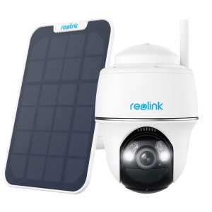 Reolink WiFi camera the battery with solar panel. - 5MP (2880 x 1616) - IV 10 M / SIRENE - PIR DETECTION OF PEOPLE / VEHICLES / PETRICS - BIDRETATIONAL AUDIO / MICROSD - APPEARED FOR OUTSIDE