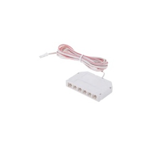 Repartidor c/ Mini Ficha 6-Plug 2m Branco