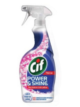 RN-3700 - SPRAY LIMPEZA E BRILHO CIF 750 ML MULTIUSOS C/ LIXÍVIA