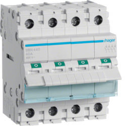 SBN440 - Modular Switch 4P 40A HAGER EAN: 3250615510198