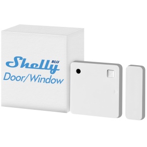 Shelly BLU Door/Window Branco - Bluetooth - Requer HUB - Duração da bateria até 5 anos - Adequado para domótica de vivendas - Compatível com Alexa e Google