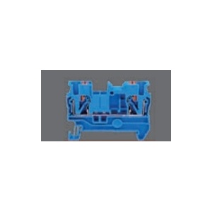 SOFLIGHT – SL-BD1025PI-B – Push-in-DIN-Schienen-Klemmenblock 0,2–2,5 mm, 800 V/31 A, blau