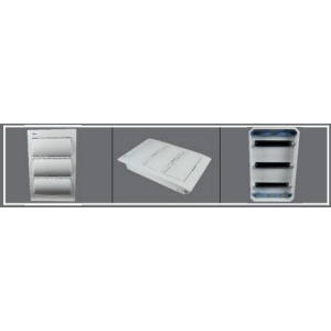 SOFLIGHT - SL -CP52036 - Frame Embed 36 Modules with Opaque Door