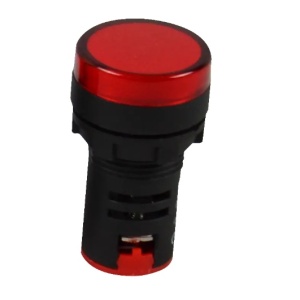 Soflight - SL -CPB01-22DSRD230 - Frappe compact 22 mm rouge 230V