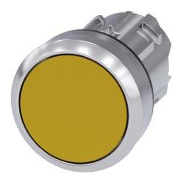 SOFLIGHT - SL-CPB02-BA51 - Botão Pressão Metálico 29mm Amarelo 1NO