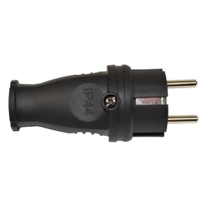 SOFLIGHT - SL -E8060P - Male Rubber 16A Black