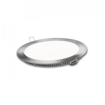 SOFLIGHT - SL60011AE-12W-84 - Downlight Redondo 12W 4200K 120mm Aço Escovado