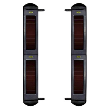 Solar Barrier Detector by Infra Red - Completely Wireless | 4 beams - signal range up to 1000m - max range. Detection 100m - Automatic Regulation In Interferences - Battery Food 3.3V Internal