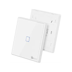 SONOFFT2EU1C-RF - Comando Switch Smart RF touch em vidro de superfície autocolante