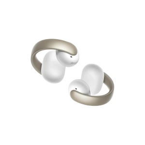 Soundcore Aeroclip Branco - Design open-ear de clip com ajuste adaptativo - Até 32 horas no total, com caixa - Som Hi-Res com driver de titânio - Ligação multiponto Bluetooth 5.4 - Resistência à água e ao suor IP55