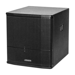 Subwoofer ativo profissional DSPPA - Amplificador Classe D integrado - 350W RMS | Subwoofer 15" - 95dB | 120dB SPL | 43Hz-200Hz - Ajuste de ganho | Frequência | Fase - Para reforço dos graves em salas ou eventos