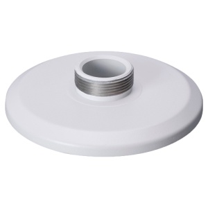 Suporte de tecto - Apto para domos motorizadas - Fabricado em alumínio - 37 (Al) x 150,8 (Ø) mm - Passador de cabos