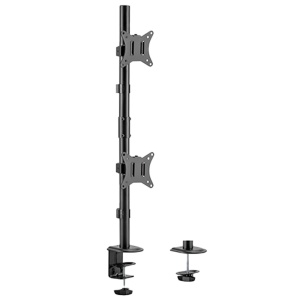 Suporte para dois monitores - Instalação em mesa - Peso suportado 9 Kg/Ecrã
