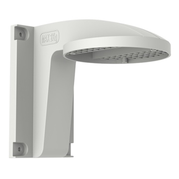 Support mural - pour le dôme - 183 mm (al) x 136 (lg) x 213 (pf) - charge maximale 2 kg - ABS + PC / couleur blanche - conception esthétique et résistante