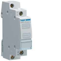 SVN128 - Doppio indicatore LED incolore 230V AC HAGER EAN:3250615725479