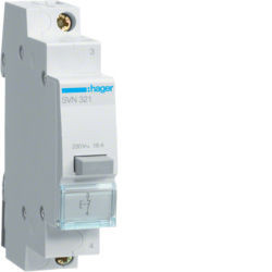 SVN321 - Botón de presión impulso 1NF HAGER Ean:3250615721792
