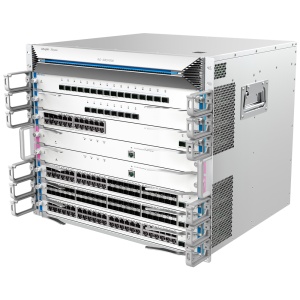 Switch de chasis modular Reyee L3 - 6 ranuras de expansión (tamaño completo 9U) - Hasta 288 puertos GE / 288 puertos GE SFP / 96 puertos SFP+ - LAG estático/DHCP Snoop/IGMP Snoop/Puerto espejo - VLAN/Aislamiento de puerto/STP/RSTP/ACL/QoS/802.1X - Servidor DHCP/Rutas estáticas/RIP/