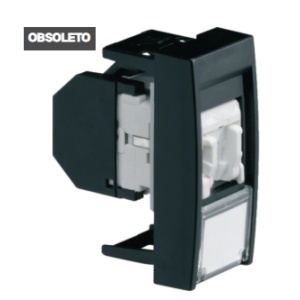 SYSTO 1M RJ45 CAT.6 UTP, NEGRO