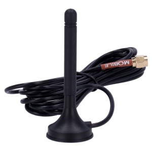 Teltonika – 4G-Magnetantenne – Frequenz 699–868 und 1850–2690 MHz – SMA-Stecker – Impedanz 50 Ohm – RG174-Kabel 3 Meter lang