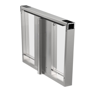 Torniquete de acesso duplo bidirecional - Barreira motorizada | 12.000.000 ciclos - Horários, alarmes e modos de abertura - Sem portas | Personalizável com DS-KSD55-x - Fabricado em aço inoxidável SUS304 - Controlador e leitores DESFire e QR integrados