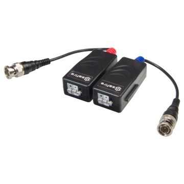 Transceptor pasivo poner par encerrado - 4N1 (HDTVI / HDCVI / Aficionado / CVBS) - 1 canal de video - Pasivo, conector de 2 patas - Rango: 190 ~ 440 m - 2 unidades