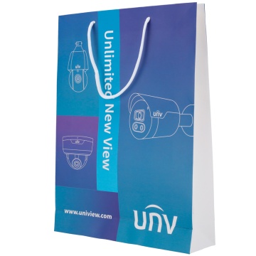 UNIARCH - Bag - Laminate Cardboard - Blue/White Color