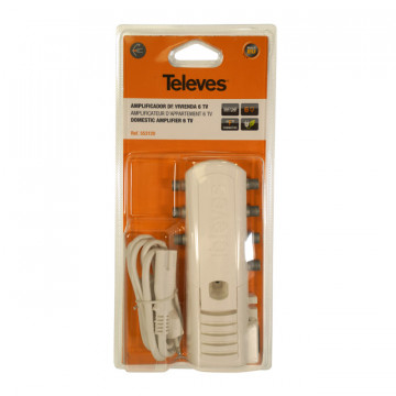 Verstärker Apartment MATV 1e/6s „F“ 47...694MHz G.14dB Vs.95dBµV (Blister T1)