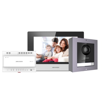 Videoport Kit - Technology 2 wires with TCP/IP and WiFi - Plate and Monitor | Allows 16 more monitors - Easy to configure without network - mobile application with P2P | Internal Relays on Monitor - Surface Assembly | IP65
