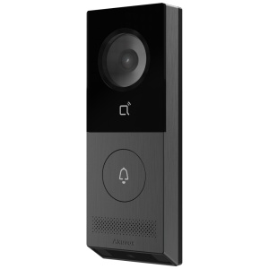 Videoporteiro IP antivandálico IK08 em superficie - Câmara 5 Mpx/2 Mpx | Áudio bidirecional - Cartão MF, NFC, BLE e QR | 2 relés - PoE, padrão SIP - Manutenção Cloud - Ligação via Cloud | Saída 12V