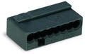 WAGO - Micro Push Wire Ligador {0.6-0,8 mm '| Gris foncé | 8 conducteurs | Réf. 243-208