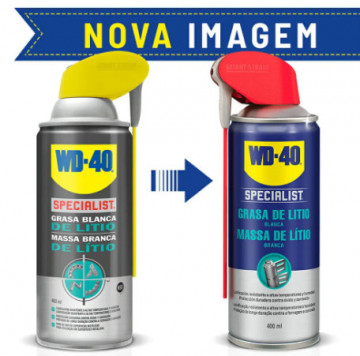 WD40 SPECIALIST® MASSA DE LÍTIO BRANCA 400ml